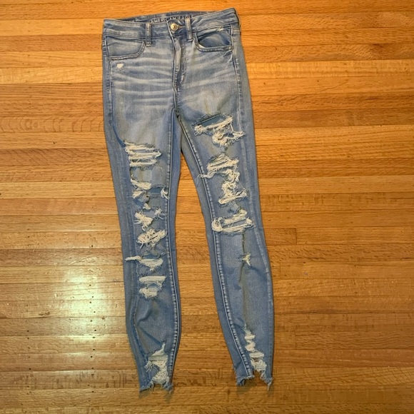 AMERICAN EAGLE Ne(x)t Level highest waist jegging - Picture 1 of 2